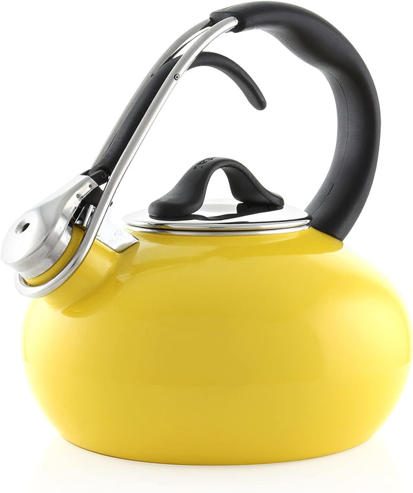 Enamel-on-Steel Classic Loop Teakettle (1.8 Qt.)