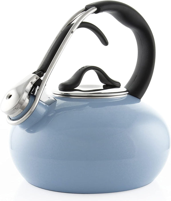 Tetera de bucle clásica esmaltada sobre acero (1,8 qt.) 