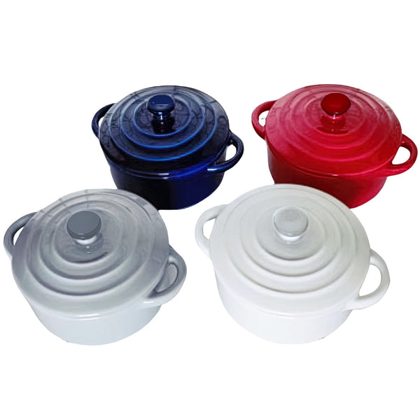 Juego de 4 platos MINI CAZUELA de 8 OZ 