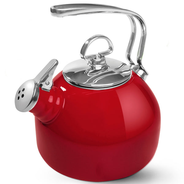 Enamel-on-Steel Classic Teakettle (1.8 Qt.)