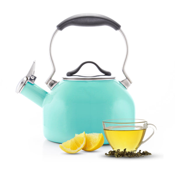 Enamel-on-Steel Oolong Teakettle Collection (1.8 Qt)