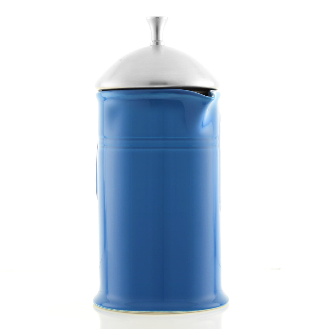 ceramic french press with stainless steel plunger