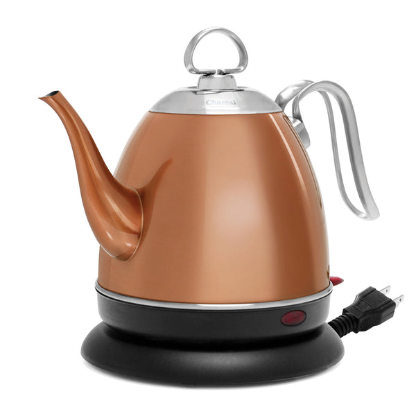 copper finish mia electric water kettle