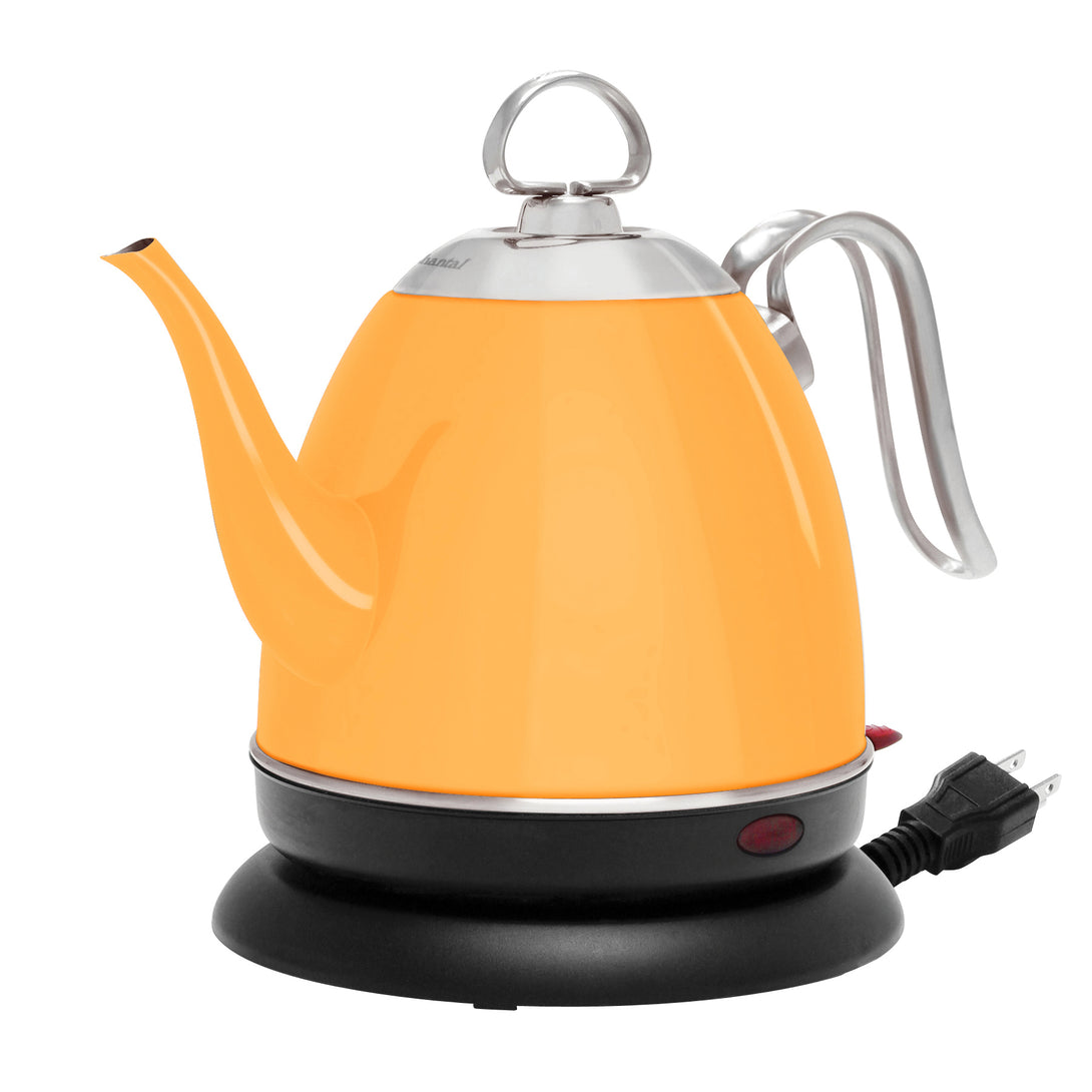 mia electric water kettle in marigold