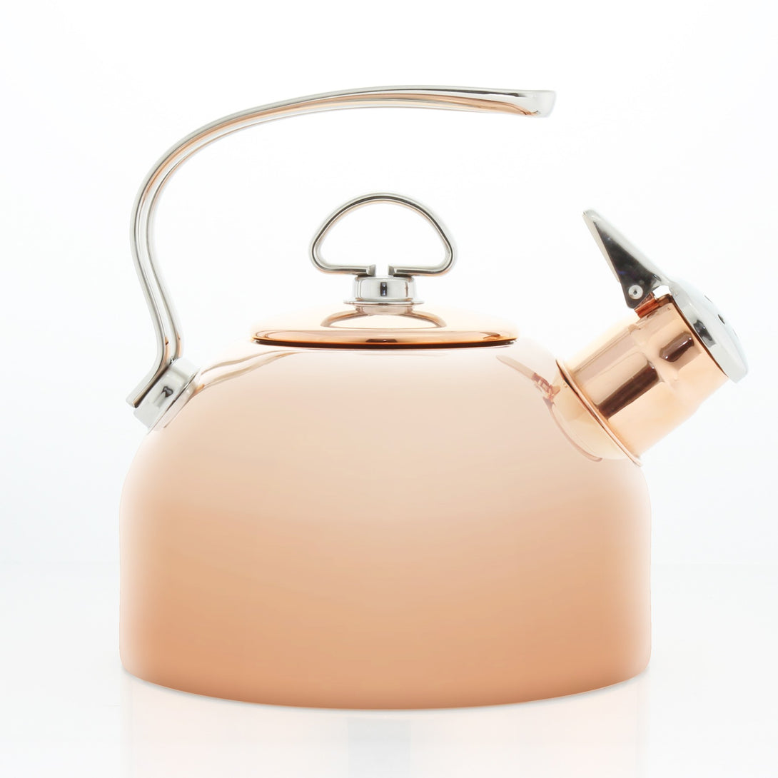 Copper Classic Teakettle 1.8 Quart side view